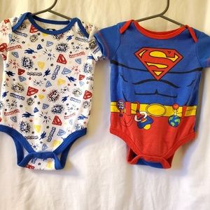 SALE💙 5/$25 Baby boy Superman onesies